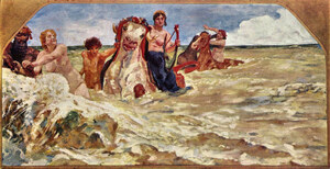Sea Gods in the surf